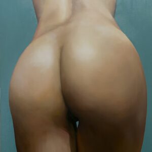 油絵 のおすすめ作品・人気作家 ヌード　裸婦　裸婦画　尻　裸 境界１ インテリア絵画 アート