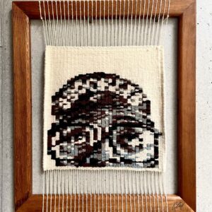 工芸(陶芸 ガラス 彫金 木工 染織/テキスタイル) のおすすめ作品・人気作家 contemporaryart NBAART wovenwool コンテンポラリアート ポートレート 織物 Mars Blackmon インテリア絵画 アート