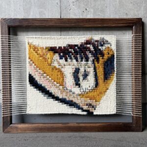 工芸(陶芸 ガラス 彫金 木工 染織/テキスタイル) のおすすめ作品・人気作家 contemporaryart NBAART wovenwool コンテンポラリアート ポートレート 織物 Weapon 1986 インテリア絵画 アート