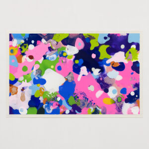 アクリル画 のおすすめ作品・人気作家 ピンク 抽象画 緑 カラフル 青 Colorful Soup インテリア絵画 アート