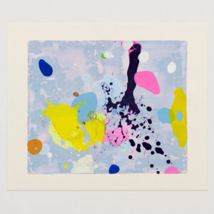 版画 のおすすめ作品・人気作家 ピンク 抽象画 黄色 モノタイプ 版画 Untitled インテリア絵画 アート