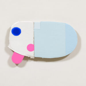 彫刻 レリーフ 立体アート のおすすめ作品・人気作家 ピンク キャラクター モンスター 水色 青 Little Pupa インテリア絵画 アート