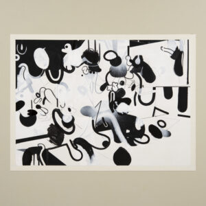 アクリル画 のおすすめ作品・人気作家 モノクロ 抽象画 白黒 Unrequited Love インテリア絵画 アート