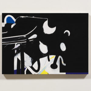 アクリル画 のおすすめ作品・人気作家 モノクロ 抽象画 黒 月 Untitled インテリア絵画 アート