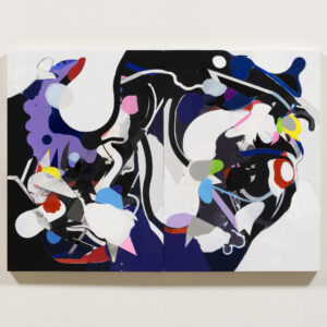 アクリル画 のおすすめ作品・人気作家 抽象画 黒 ファンタジー ホラー モンスター Monster in the Mirror インテリア絵画 アート