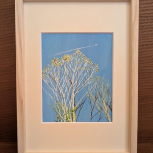 アクリル画 のおすすめ作品・人気作家 風景画 アクリル画 『白い木と…(The white trees and…)』 インテリア絵画 アート