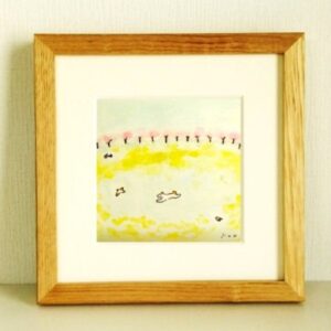 手描きイラスト のおすすめ作品・人気作家 水彩画 犬 心象風景 春 水彩 風景画 春をおもう インテリア絵画 アート
