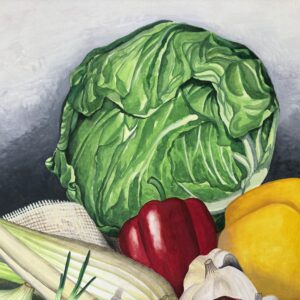 絵画 のおすすめ作品・人気作家 野菜，水彩，緑，vegitables，watercolor，green 野菜達 インテリア絵画 アート