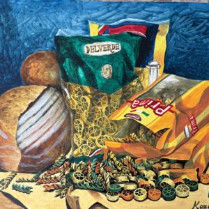 絵画 のおすすめ作品・人気作家 パスタ，パン，イタリアン，bread，pasta，Itarian，インテリア，お店， パンとパスタ インテリア絵画 アート