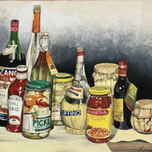 絵画 のおすすめ作品・人気作家 水彩画 イタリアン瓶達 インテリア絵画 アート