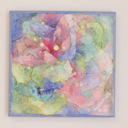 油絵 のおすすめ作品・人気作家 ピンク 抽象画 油絵 花 赤 かわいい カラフル カーネーション グリーン パステルカラー レッド 癒し 紫 静物画 mini flower 6 インテリア絵画 アート