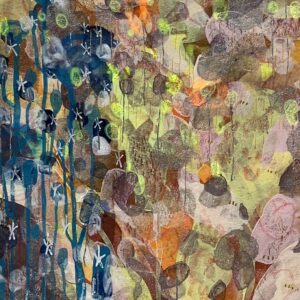 アクリル画 のおすすめ作品・人気作家 光 抽象 木 花 きらきら インテリア オレンジ ベージュ 優しい 幸せ 癒し 草 青 【 on a quiet 】 インテリア絵画 アート