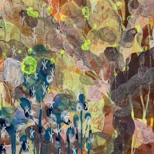 アクリル画 のおすすめ作品・人気作家 光 抽象 木 花 きらきら インテリア オレンジ ベージュ 優しい 幸せ 癒し 草 青 【 憩いの ほ 】 インテリア絵画 アート