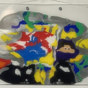 絵画 のおすすめ作品・人気作家 アクリル かわいい けったい デカルコマニー デコトラ トラック 乗り物 現代アート 車 デコトラ インテリア絵画 アート