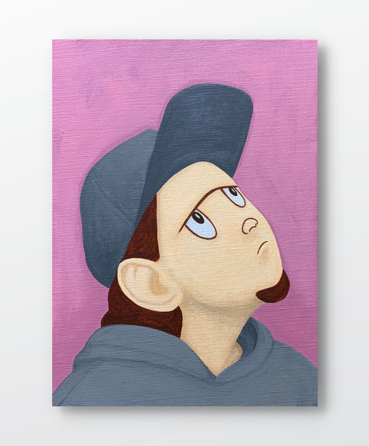 絵画 のおすすめ作品・人気作家 アクリル ピンク 人物 赤 インテリア キャラクター ポップアート 現代アート Untitled インテリア絵画 アート