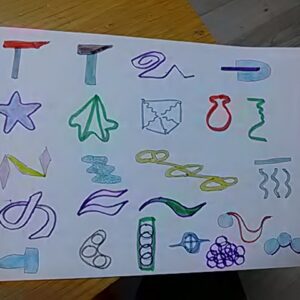 Uncategorized 理科　科学　IQ いろいろデザイン#21 インテリア絵画 アート