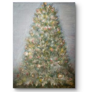 絵画 のおすすめ作品・人気作家 星 油彩 クリスマス クリスマスツリー 冬 彩のクリスマスツリー インテリア絵画 アート