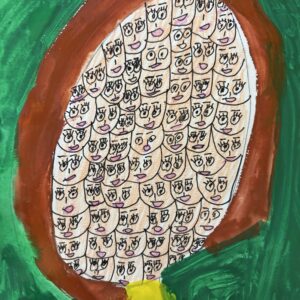 その他 イラスト 人間の感情 インテリア絵画 アート