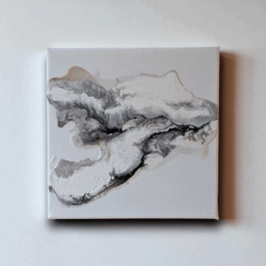 絵画 のおすすめ作品・人気作家 フルイドアート ポーリングアート Fluid art mini 1　20×20 インテリア絵画 アート