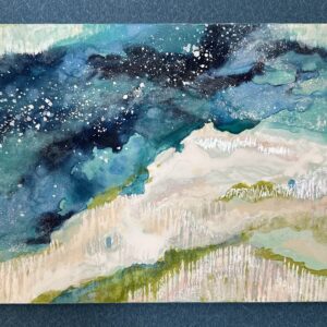 日本画 のおすすめ作品・人気作家 白 緑 日本画 渓流 青 水鏡　#1 インテリア絵画 アート