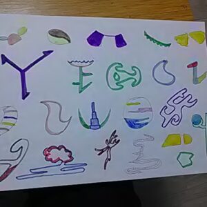 Uncategorized 理科　科学　IQ いろいろデザイン#24 インテリア絵画 アート