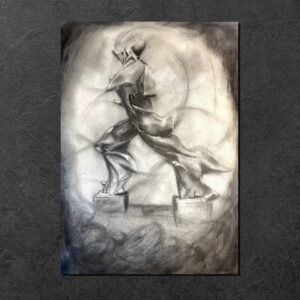 Uncategorized ボッチョーニイタリア未来派鉛筆デッサン素描 The dynamic presence of masterpiece インテリア絵画 アート
