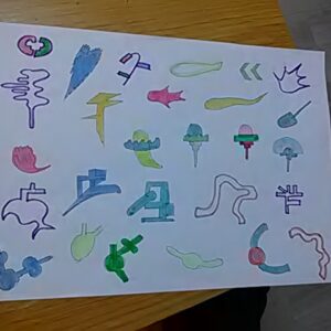 Uncategorized 理科　科学　IQ いろいろデザイン#26 インテリア絵画 アート