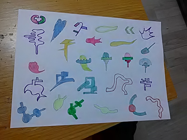 Uncategorized 理科　科学　IQ いろいろデザイン#26 インテリア絵画 アート