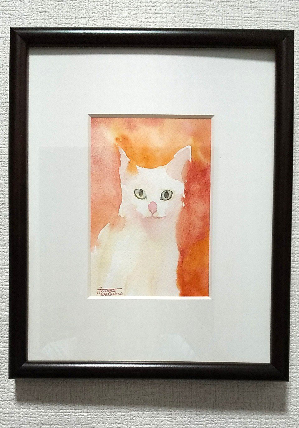 絵画 のおすすめ作品・人気作家 猫 オレンジ色の午後 インテリア絵画 アート