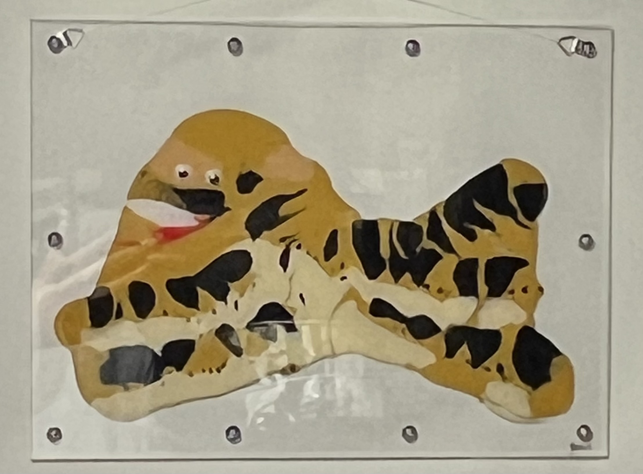 絵画 のおすすめ作品・人気作家 アクリル 動物 かわいい けったい チーター デカルコマニー 現代アート チーター インテリア絵画 アート