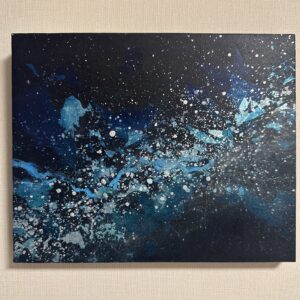 日本画 のおすすめ作品・人気作家 星空 銀箔 青 希望 インテリア絵画 アート