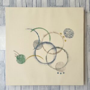 アクリル画 のおすすめ作品・人気作家 抽象画アクリルステイニングabstractAcrylstaining あしあと21 インテリア絵画 アート