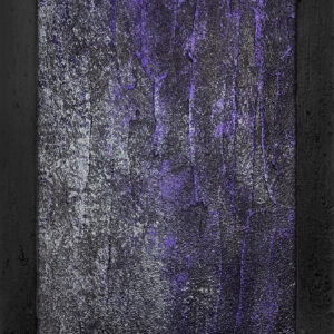 アクリル画 のおすすめ作品・人気作家 抽象画 シルバー テクスチャアート メタリック 紫 Cascade #04 インテリア絵画 アート