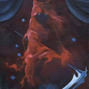 油絵 のおすすめ作品・人気作家 猫タロットカード ニャロットカード・死神 インテリア絵画 アート