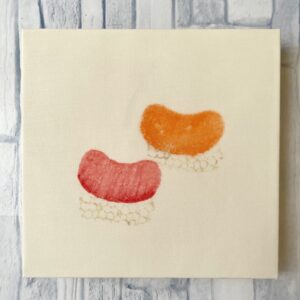 アクリル画 のおすすめ作品・人気作家 抽象画食べ物アクリルステイニングabstractAcrylstaining おすし インテリア絵画 アート