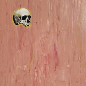 油絵 のおすすめ作品・人気作家 抽象 赤 インテリア スカル 骸骨 passion インテリア絵画 アート