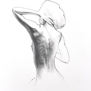 ペン画 ドローイングのおすすめ作品・人気作家 ペン 人物 スケッチ 鉛筆 Sketch #1 インテリア絵画 アート