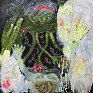 Uncategorized アクリル 人物 colorful contemporary COOL healing modern art コンテンポラリーアート 救い 現代アート 癒し 天地(amatsuti) インテリア絵画 アート