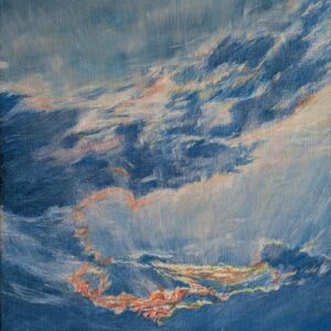 油絵 のおすすめ作品・人気作家 油絵　風景画　夕陽　空の絵 『静かなる時（The quiet time）』 インテリア絵画 アート