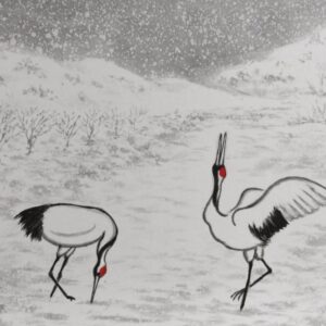 絵画 のおすすめ作品・人気作家 鶴 鶴の声 インテリア絵画 アート