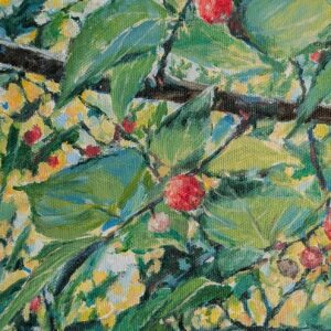 油絵 のおすすめ作品・人気作家 油絵 ボタニカル 植物 『初夏の恵み(The early summer’s harvest)』 インテリア絵画 アート