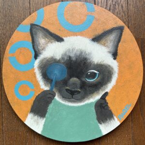 アクリル画 のおすすめ作品・人気作家 動物 猫 ネコ 猫 猫0.1 インテリア絵画 アート