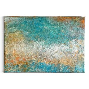 アクリル画 のおすすめ作品・人気作家 抽象画モダンアートインテリア青スタイリッシュブルー抽象画テクスチャーアート海夏 潮目〜New Waters インテリア絵画 アート