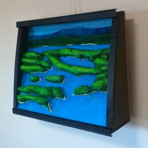 絵画 のおすすめ作品・人気作家 仙台観光松島松尾芭蕉パワースポットパノラマ 「松島」(立体絵画) インテリア絵画 アート