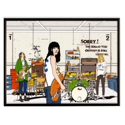 イラスト のおすすめ作品・人気作家 イラスト インテリア カラフル Sorry, Your Rebellion Is Still Loading No.277 インテリア絵画 アート