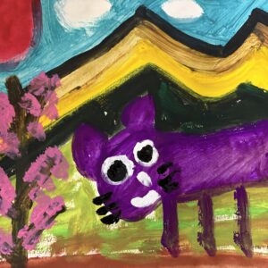 その他 イラスト パープルラリー インテリア絵画 アート