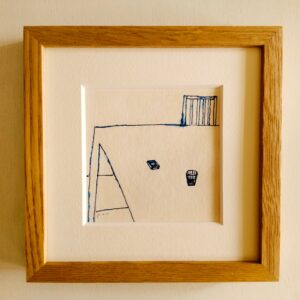 手描きイラスト のおすすめ作品・人気作家 水彩画 ドローイング 心象風景 水彩 風景 「キッチン」 インテリア絵画 アート