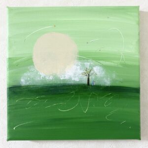 アクリル画 のおすすめ作品・人気作家 抽象画 アクリル画 グリーン 心象風景 風景画 逢えたら インテリア絵画 アート