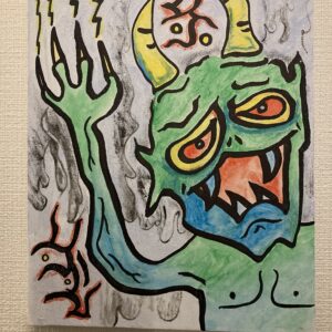 手描きイラスト のおすすめ作品・人気作家  鬼神 インテリア絵画 アート
