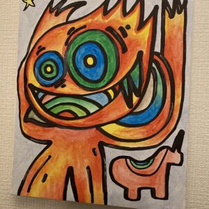 手描きイラスト のおすすめ作品・人気作家  火の妖精 インテリア絵画 アート